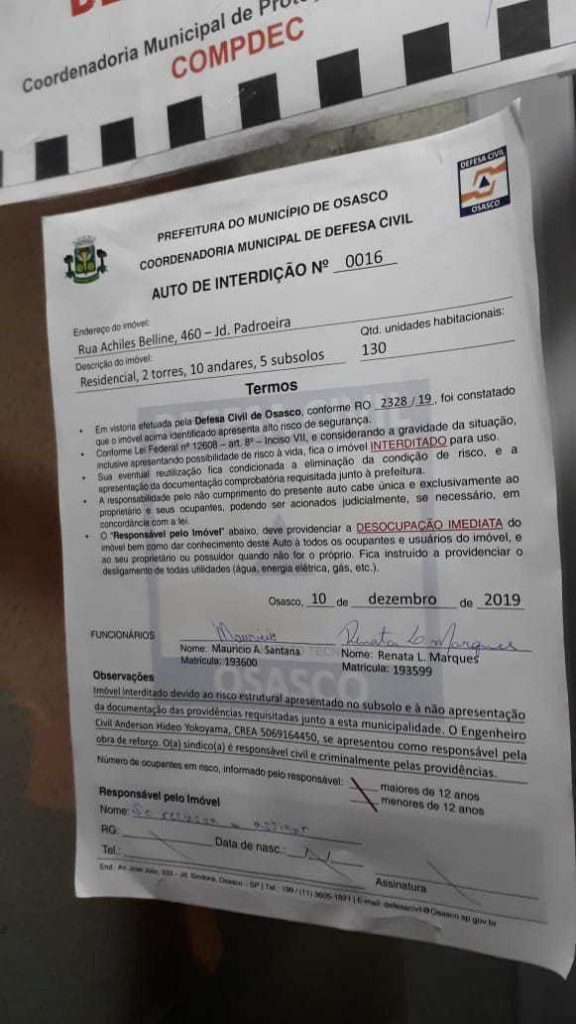 documento defesa civil