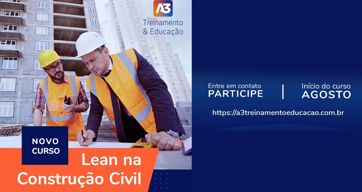 A3 Treinamento & Educação - Curso Lean na  Construção Civil